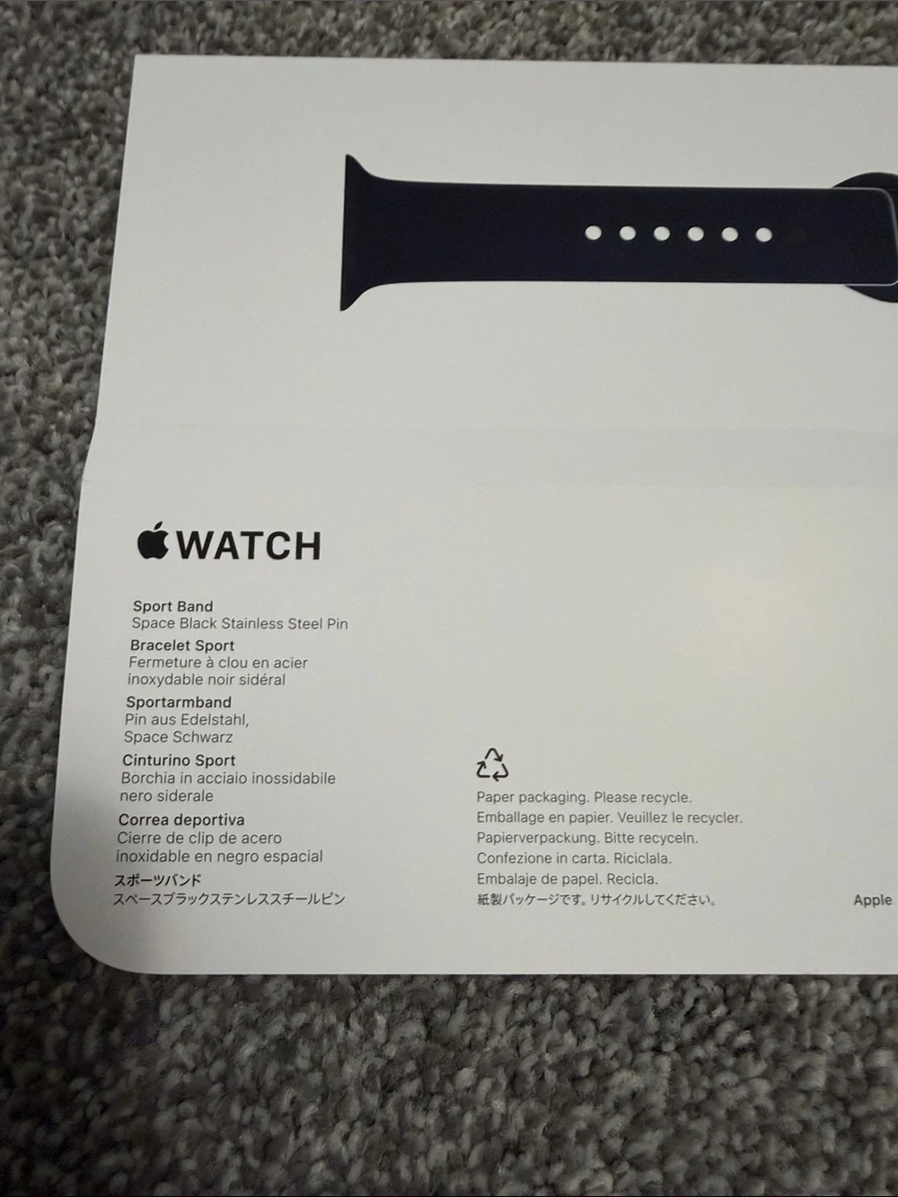 Apple Watch Silicone Sport Band